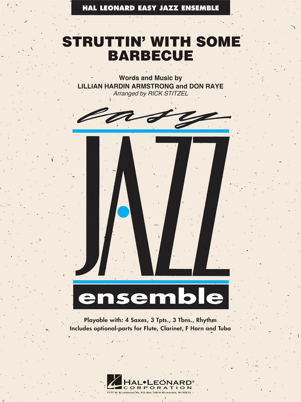 Don Raye Lillian Hardin Armstrong: Struttin' with Some Barbecue: Jazz Ensemble: