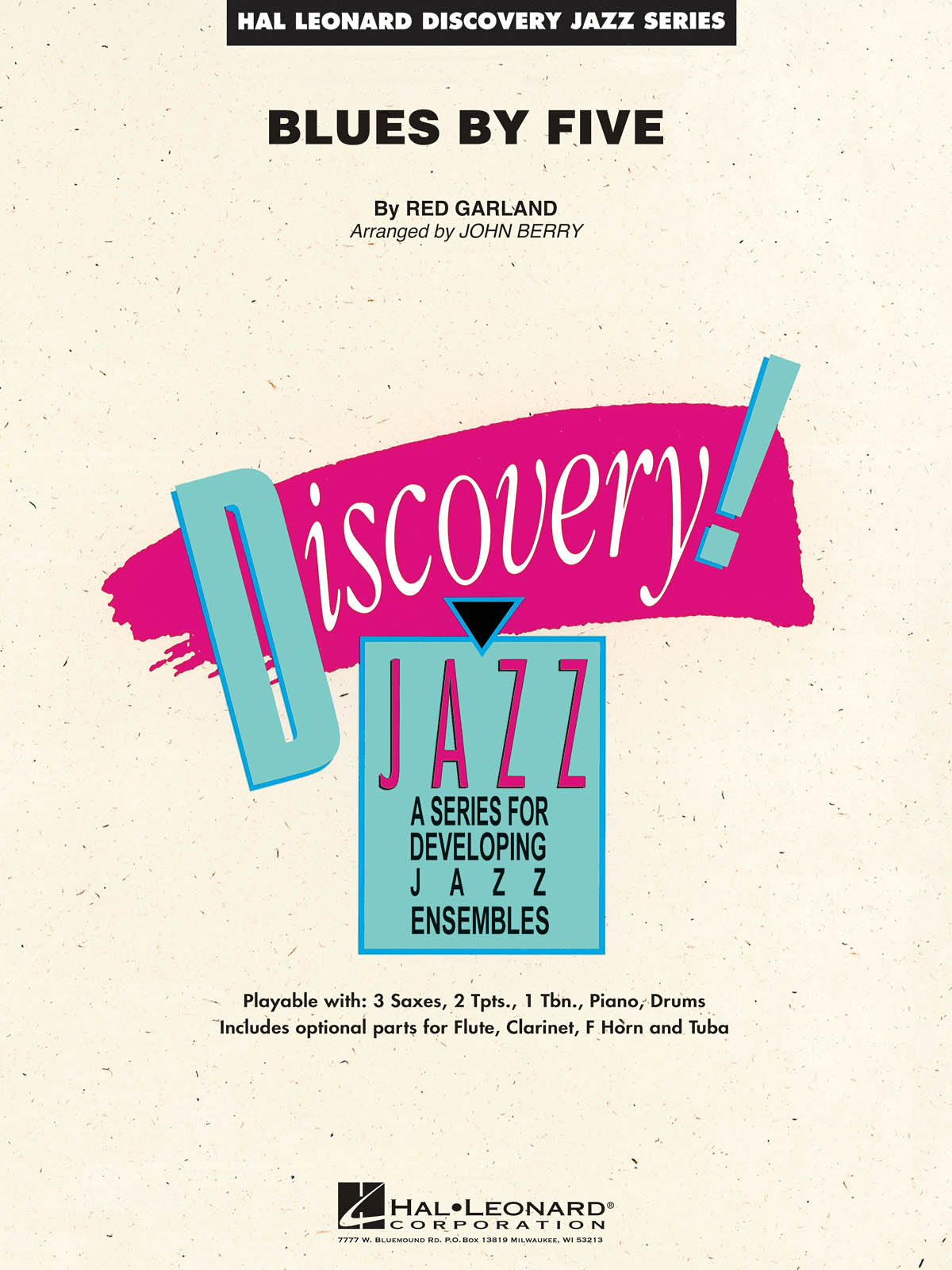 Red Garland: Blues by Five: Jazz Ensemble: Score & Parts