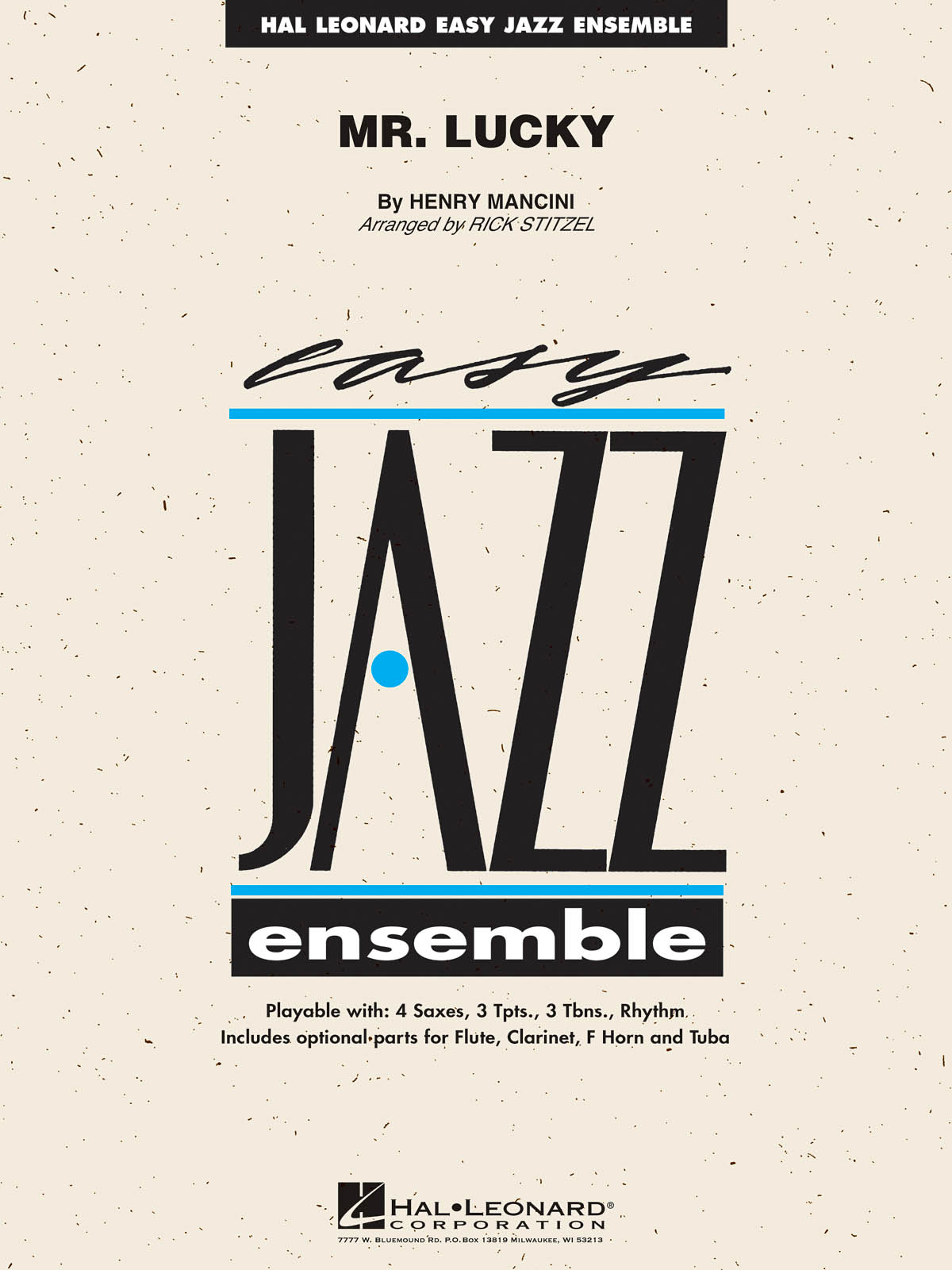 Henry Mancini: Mr. Lucky: Jazz Ensemble: Score & Parts