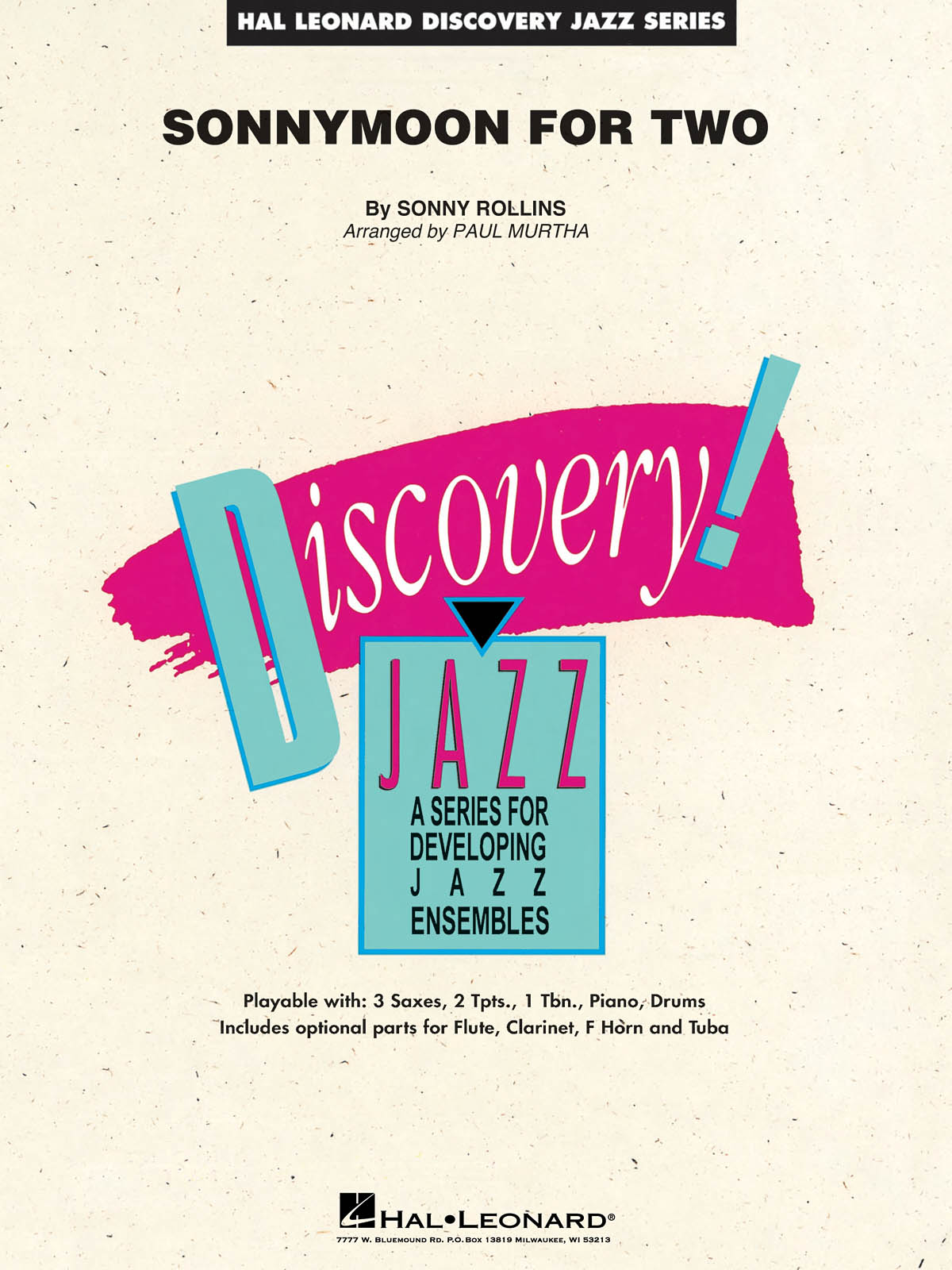 Sonny Rollins: Sonnymoon for Two: Jazz Ensemble: Score