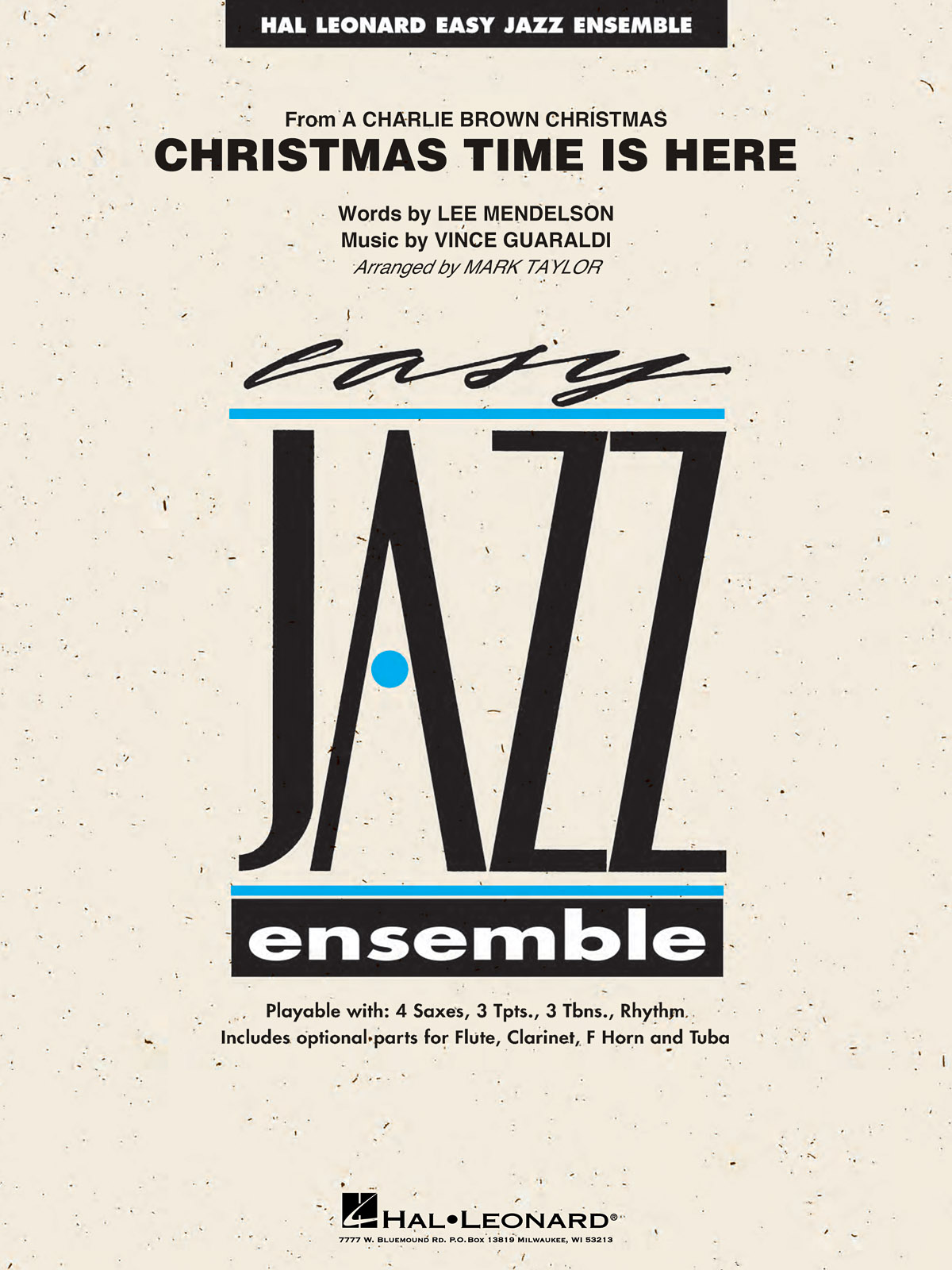 Vince Guaraldi: Christmas Time Is Here: Jazz Ensemble: Score