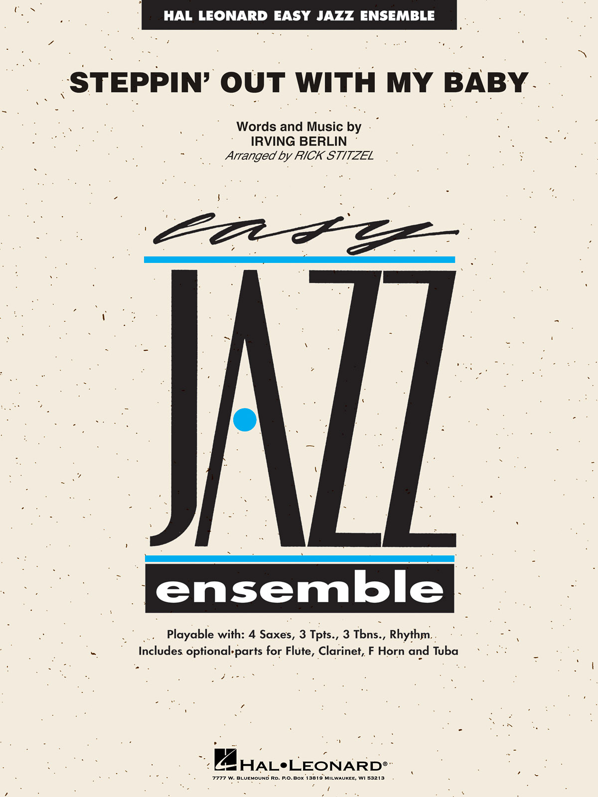 Irving Berlin: Steppin' Out with My Baby: Jazz Ensemble: Score & Parts