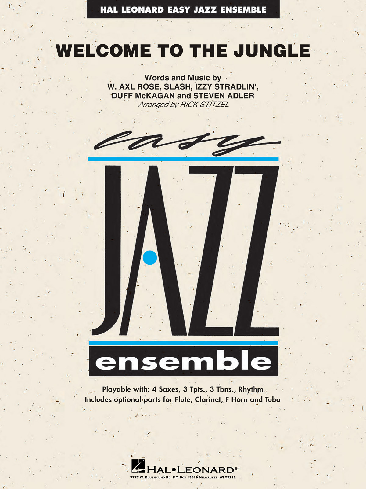 Welcome to the Jungle: Jazz Ensemble: Score & Parts