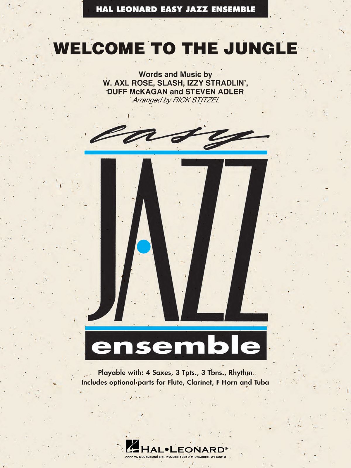 Welcome to the Jungle: Jazz Ensemble: Score