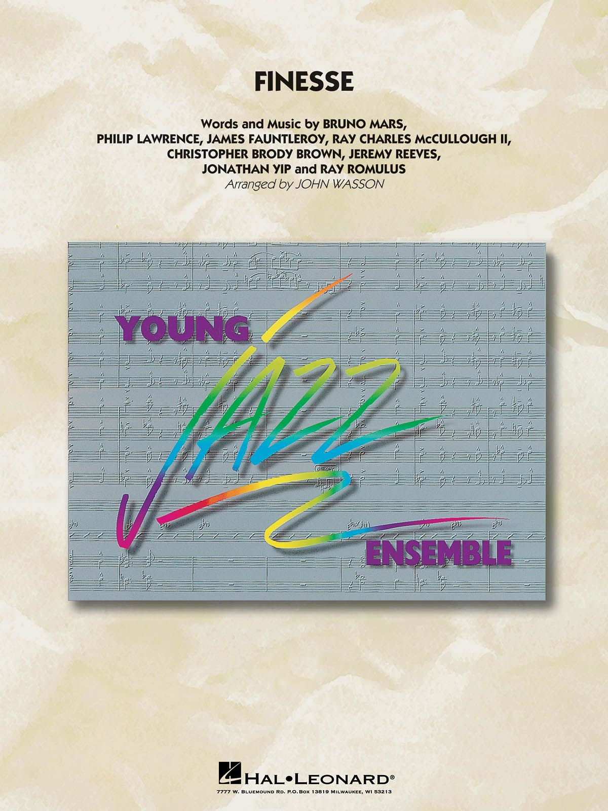 Bruno Mars: Finesse: Jazz Ensemble: Score & Parts