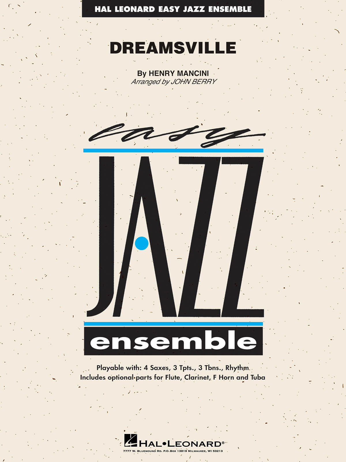 Henry Mancini: Dreamsville: Jazz Ensemble: Score & Parts