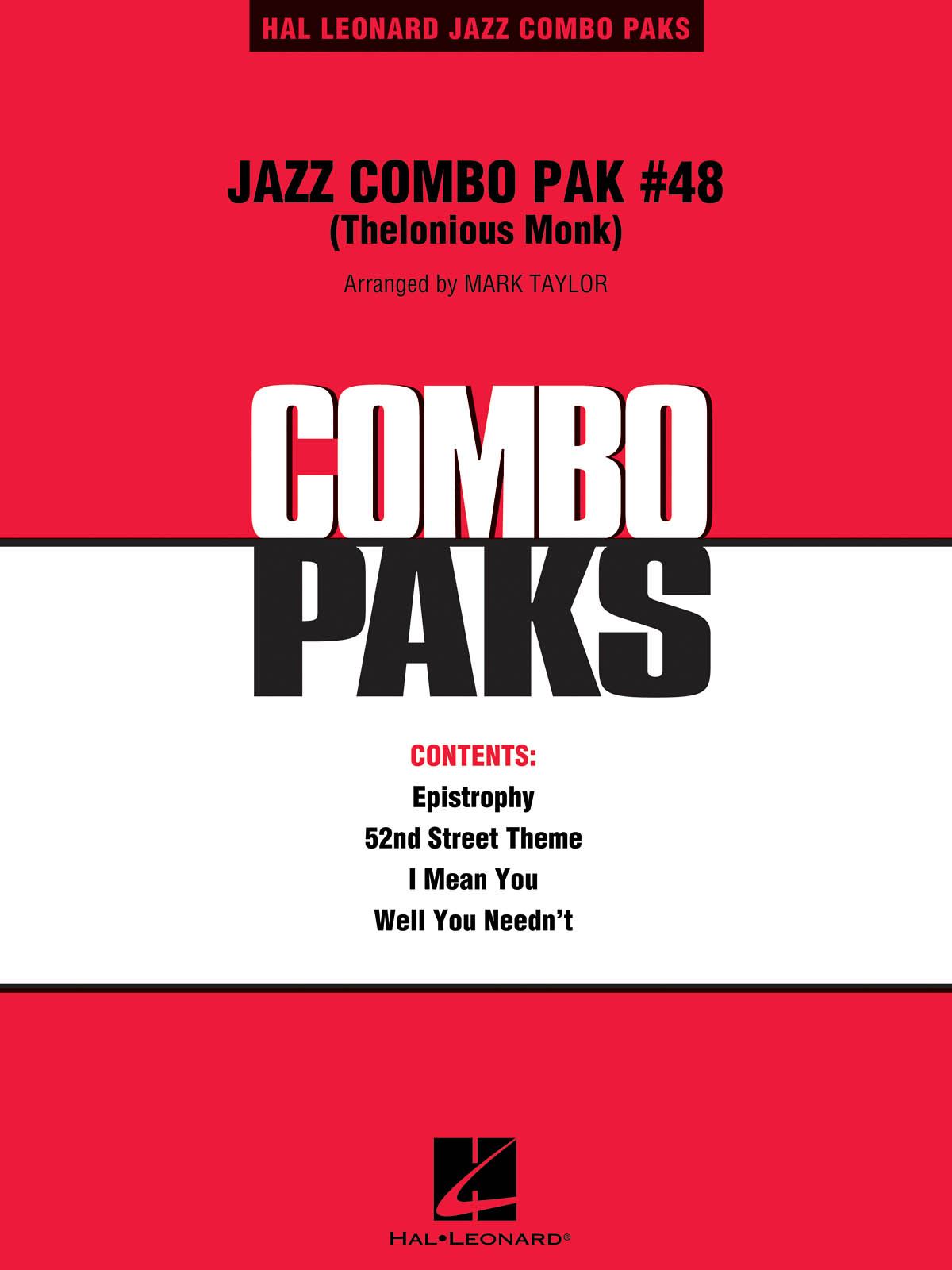 Thelonious Monk: Jazz Combo Pak #48 (Thelonious Monk): Jazz Ensemble: Score and