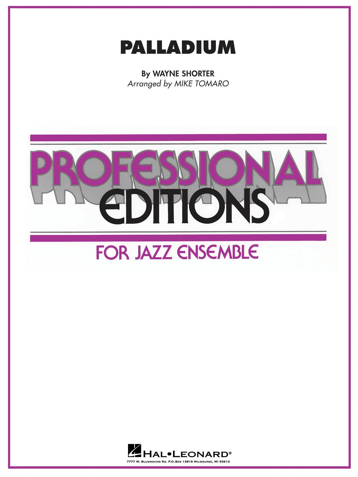 Wayne Shorter: Palladium: Jazz Ensemble: Score & Parts