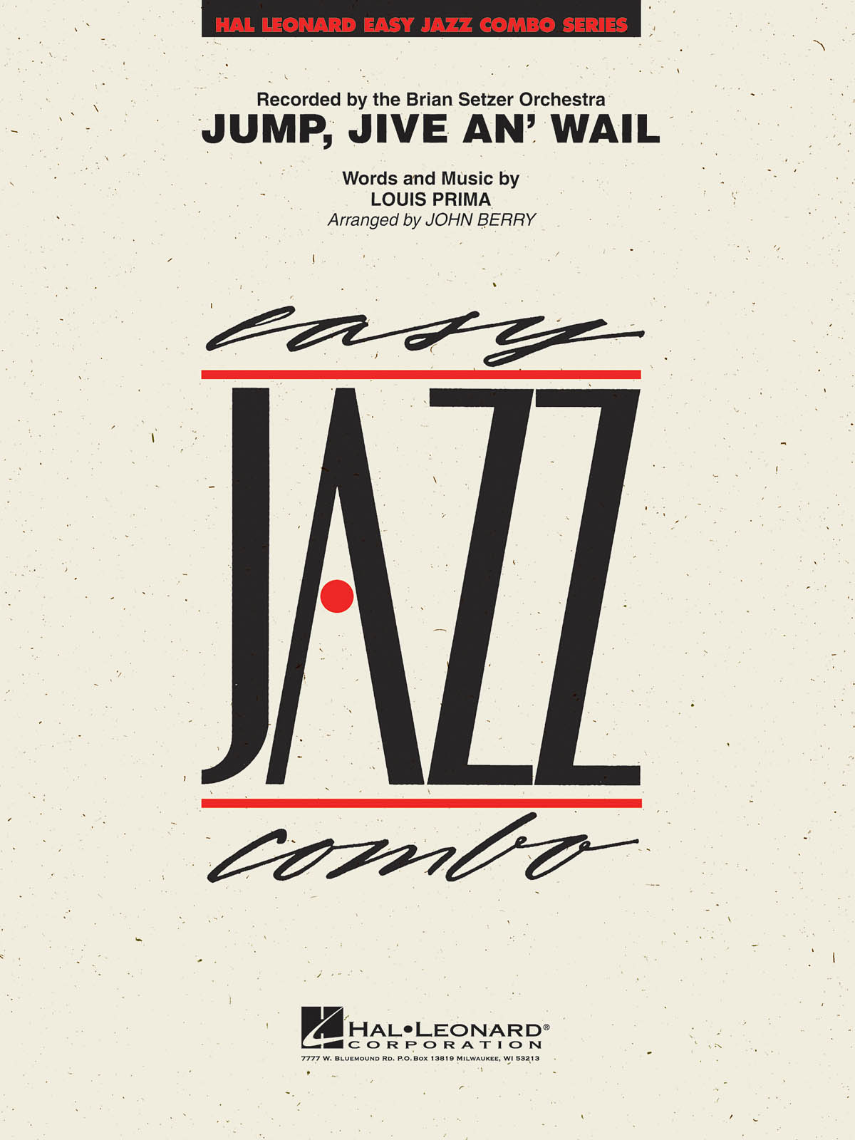 Louis Prima: Jump  Jive An' Wail: Jazz Ensemble: Score & Parts