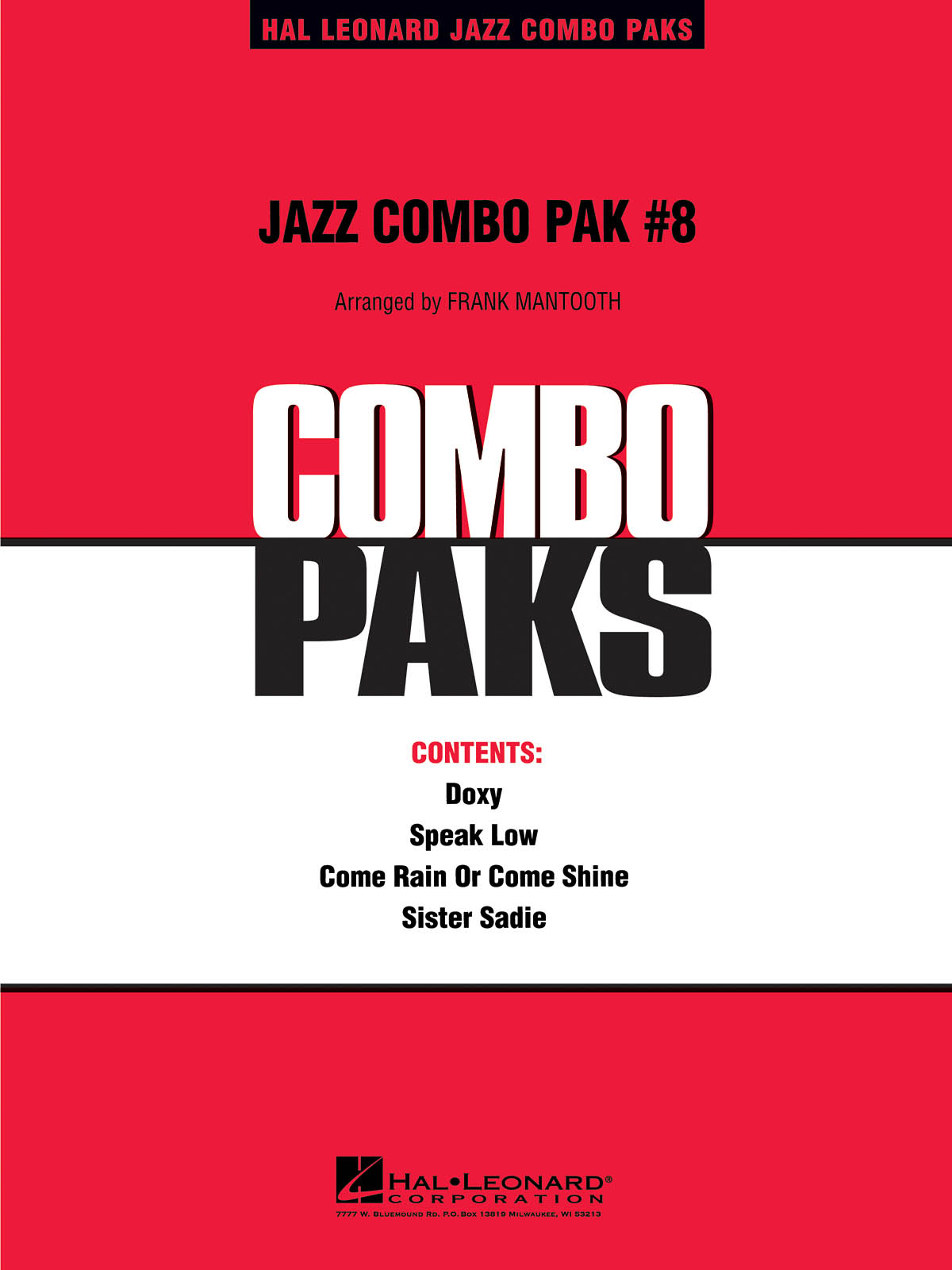 Jazz Combo Pak #8: Jazz Ensemble: Score  Parts & Audio