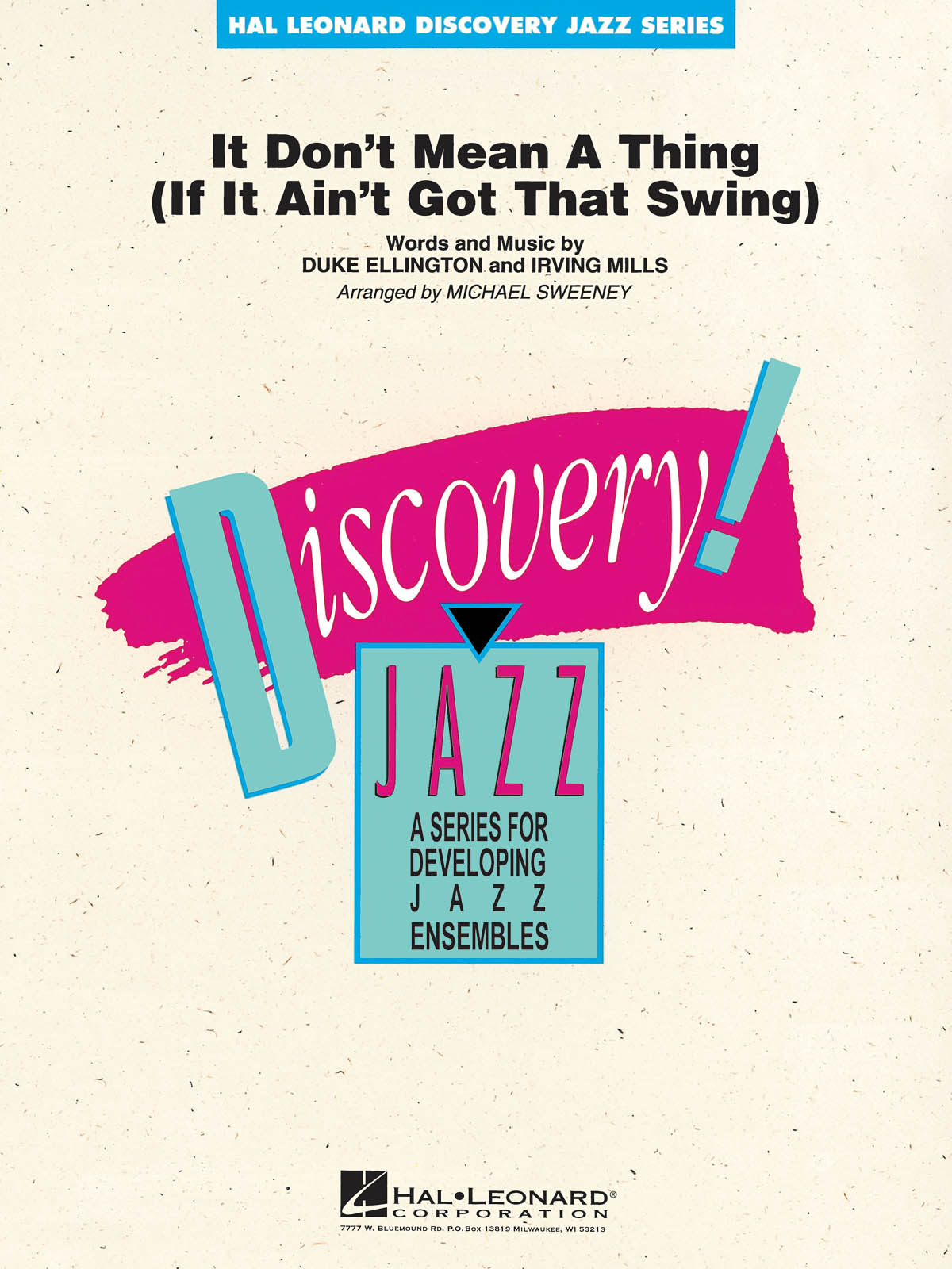 Duke Ellington Irving Mills: It Don't Mean a Thing: Jazz Ensemble: Score and