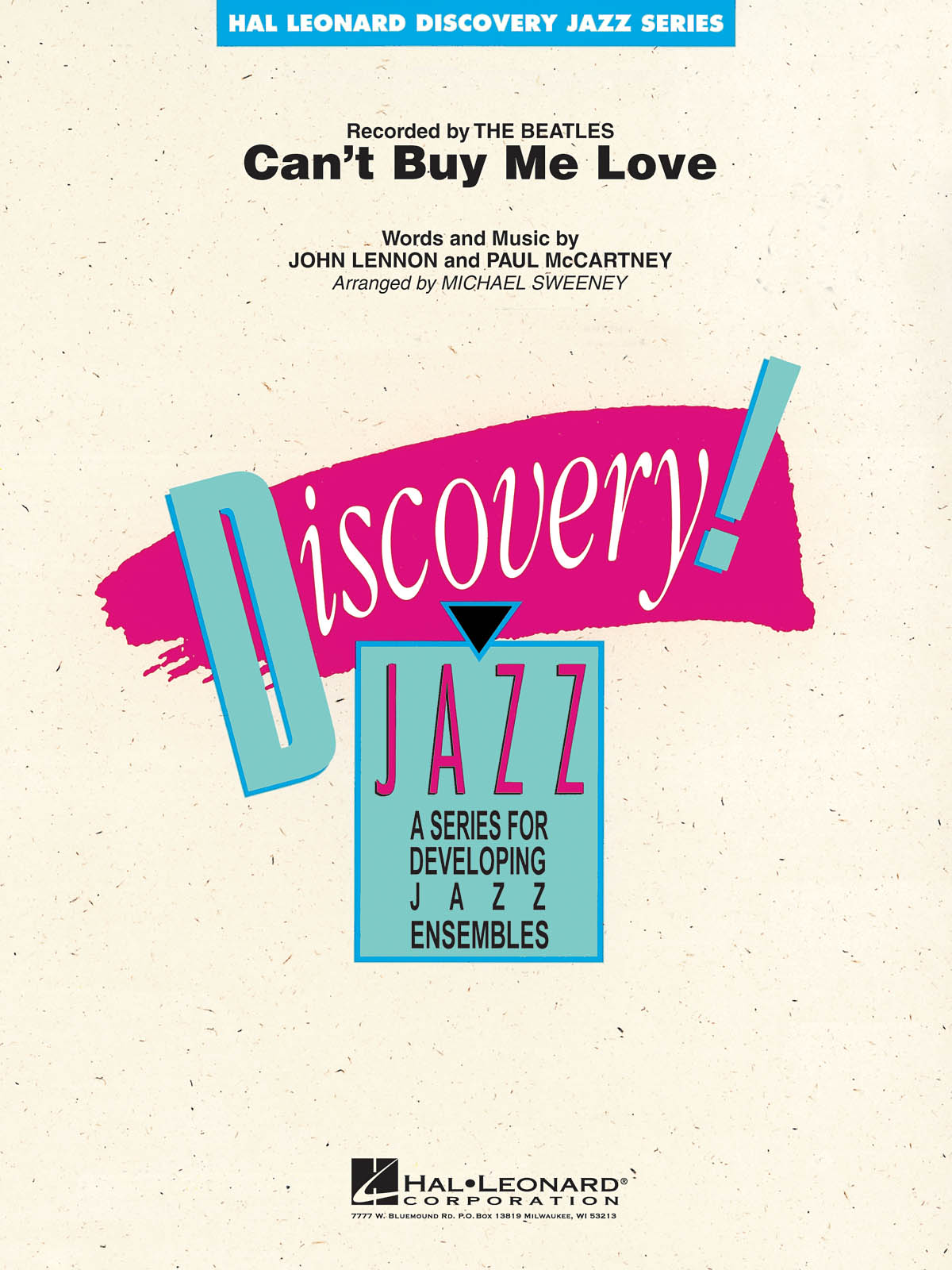 Can'T Buy Me Love: Jazz Ensemble: Score