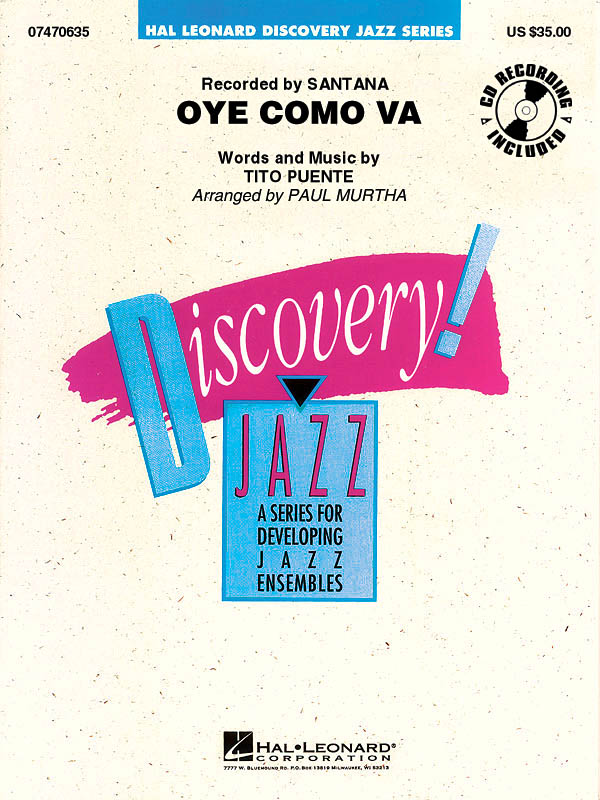Oye Como Va: Jazz Ensemble: Score