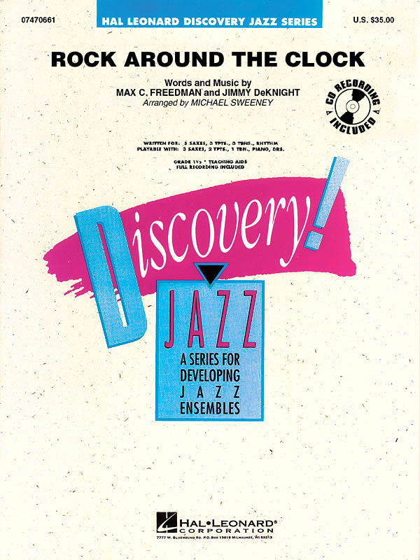 Bill Haley and The Comets: Rock Around the Clock: Jazz Ensemble: Score  Parts &