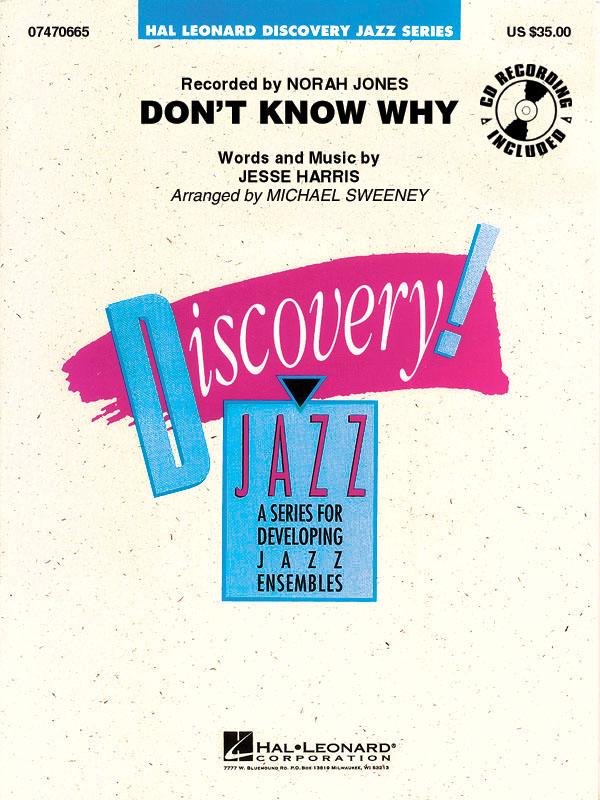 Jesse Harris: Don't Know Why: Jazz Ensemble: Score