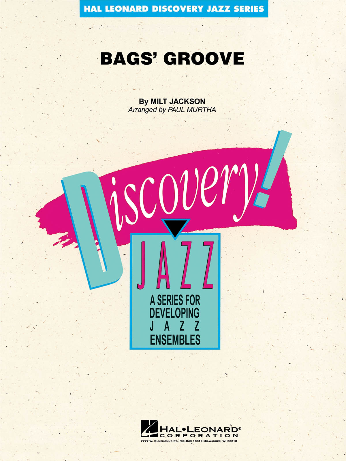 Milt Jackson: Bags' Groove: Jazz Ensemble: Score
