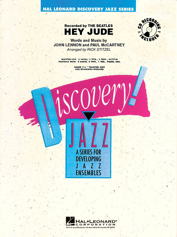 John Lennon: Hey Jude: Jazz Ensemble: Score