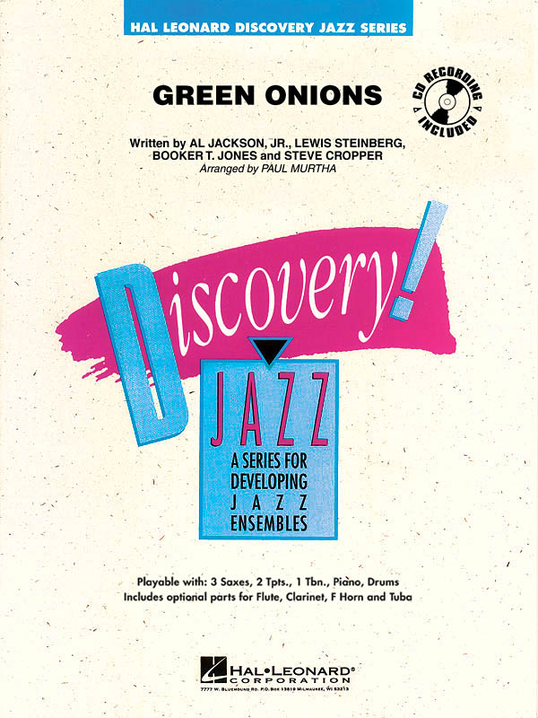 Green Onions: Jazz Ensemble: Score  Parts & Audio