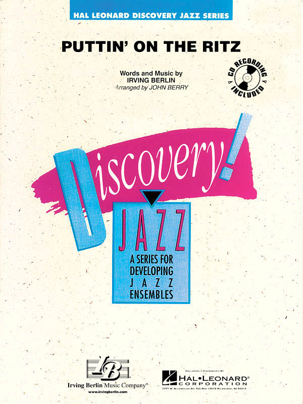 Irving Berlin: Puttin' on the Ritz: Jazz Ensemble: Score  Parts & Audio