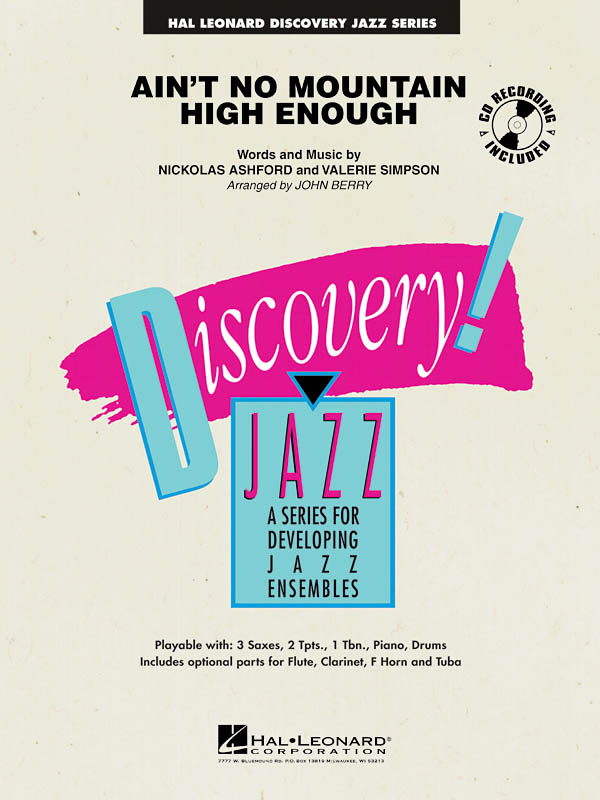 Nickolas Ashford Valerie Simpson: Ain't No Mountain High Enough: Jazz Ensemble: