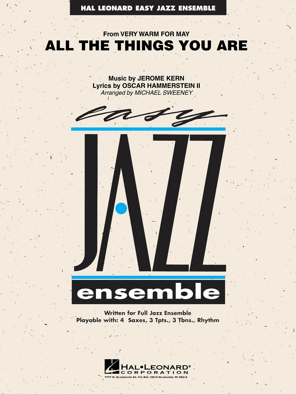 Jerome Kern Oscar Hammerstein II: All the Things You Are: Jazz Ensemble: Score