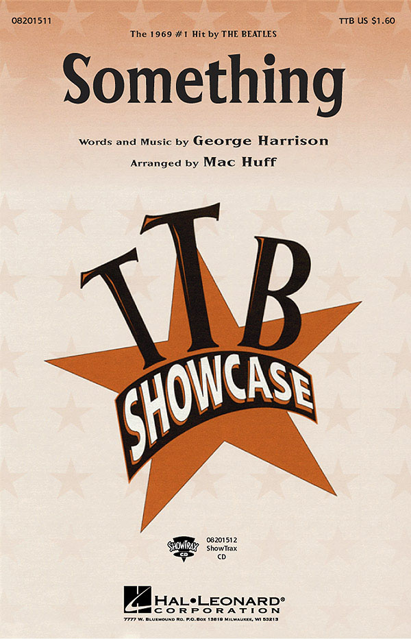George Harrison: Something: Lower Voices a Cappella: Vocal Score