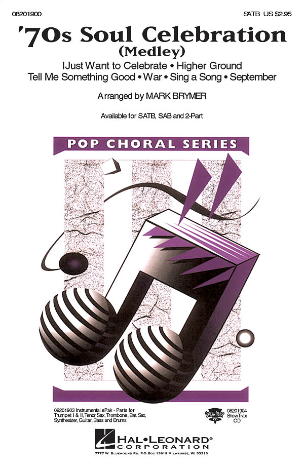 70s Soul Celebration: Mixed Choir a Cappella: Vocal Score