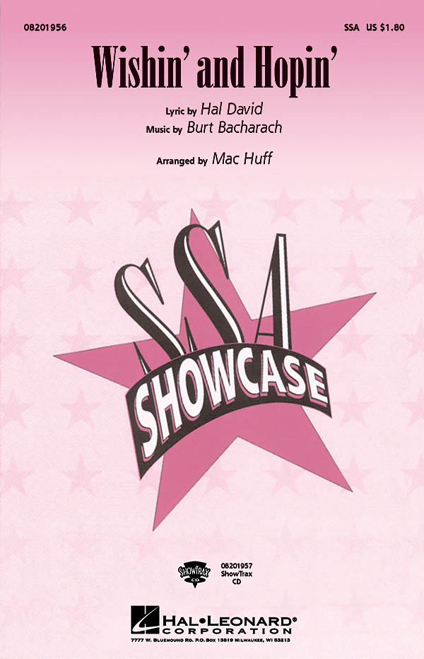 Burt Bacharach: Wishin' and Hopin': Upper Voices and Piano/Organ: Vocal Score