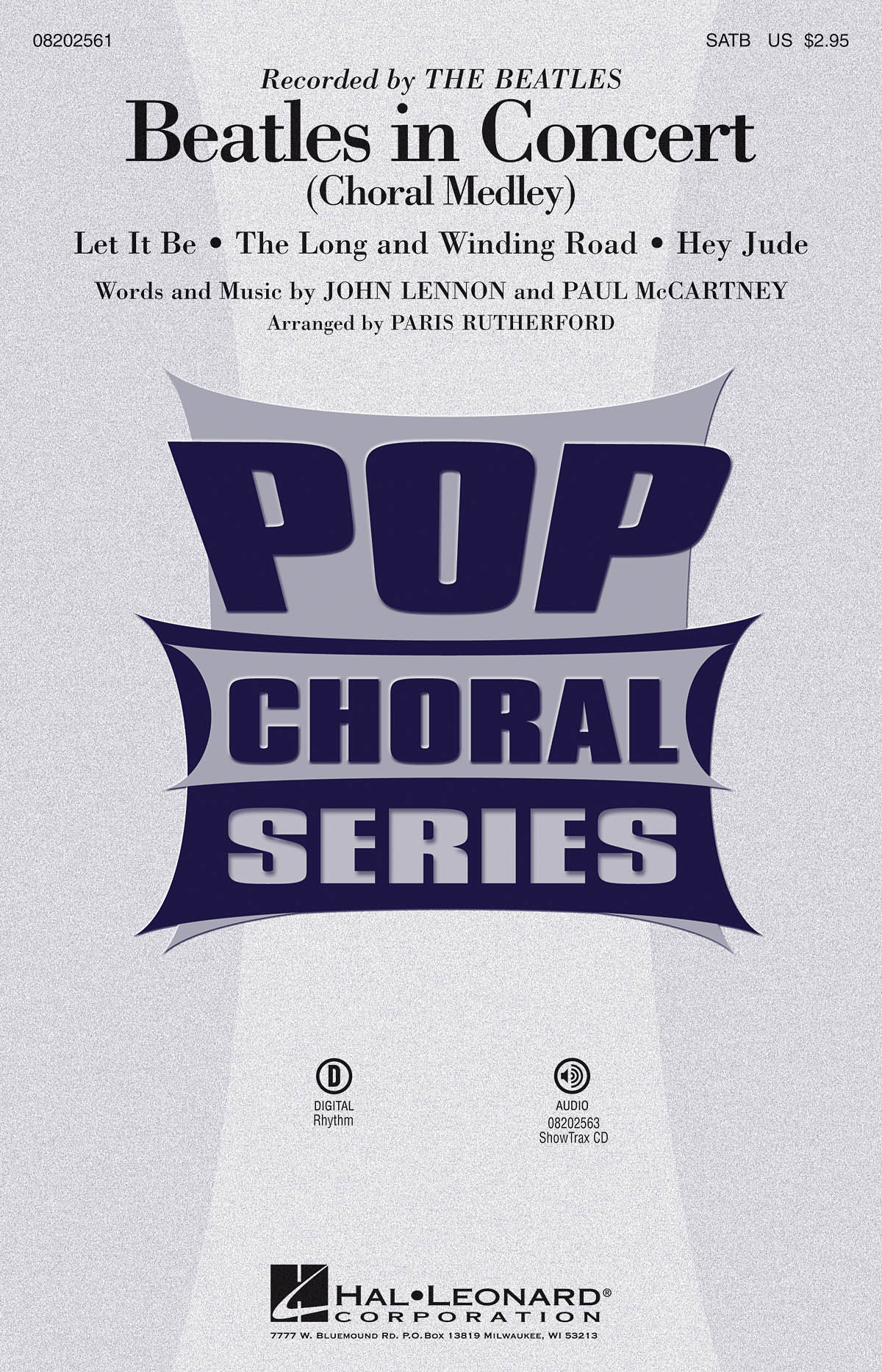 The Beatles: Beatles in Concert: Mixed Choir a Cappella: Vocal Score