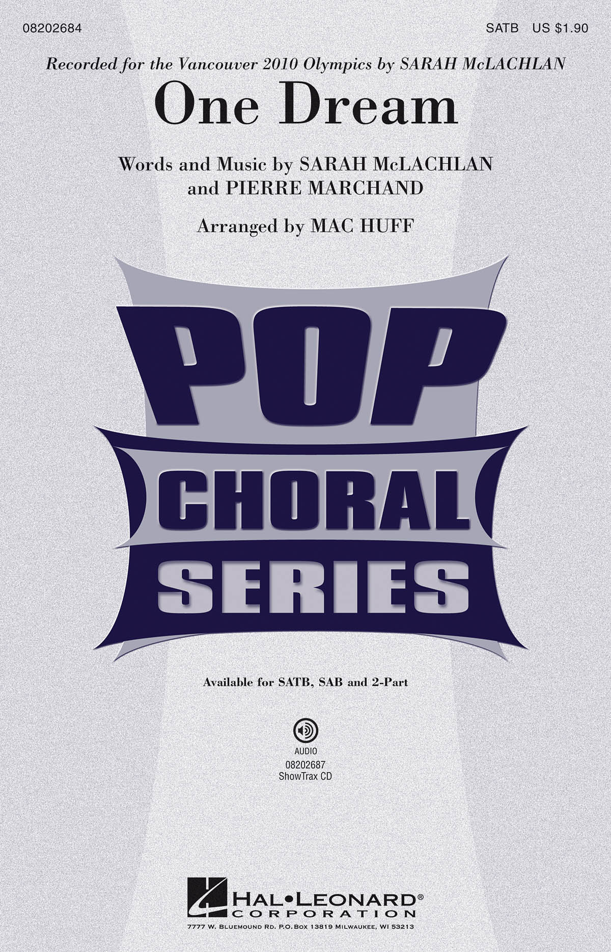Pierre Marchand: One Dream: Mixed Choir a Cappella: Vocal Score