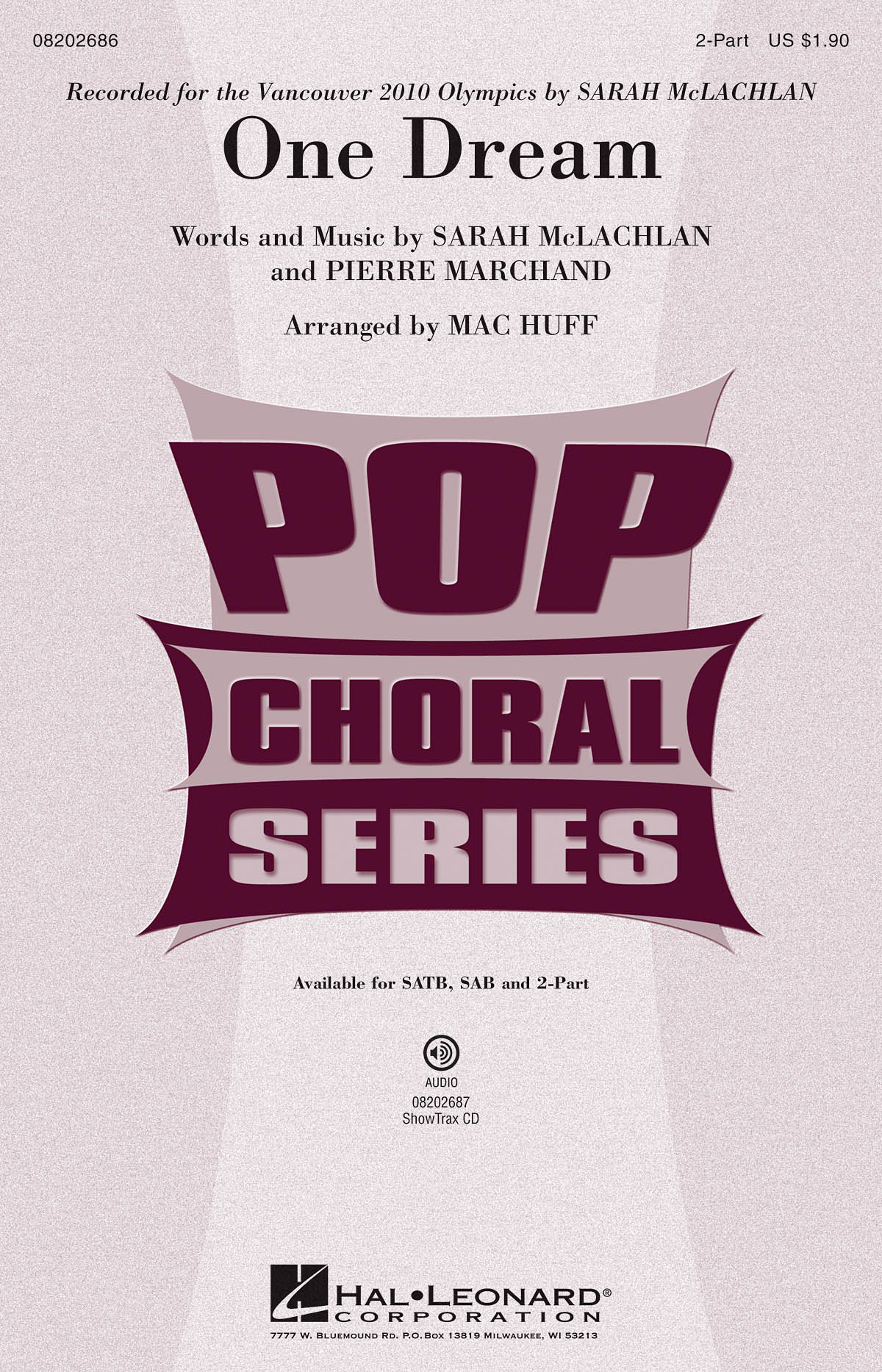 Pierre Marchand: One Dream: Mixed Choir a Cappella: Vocal Score