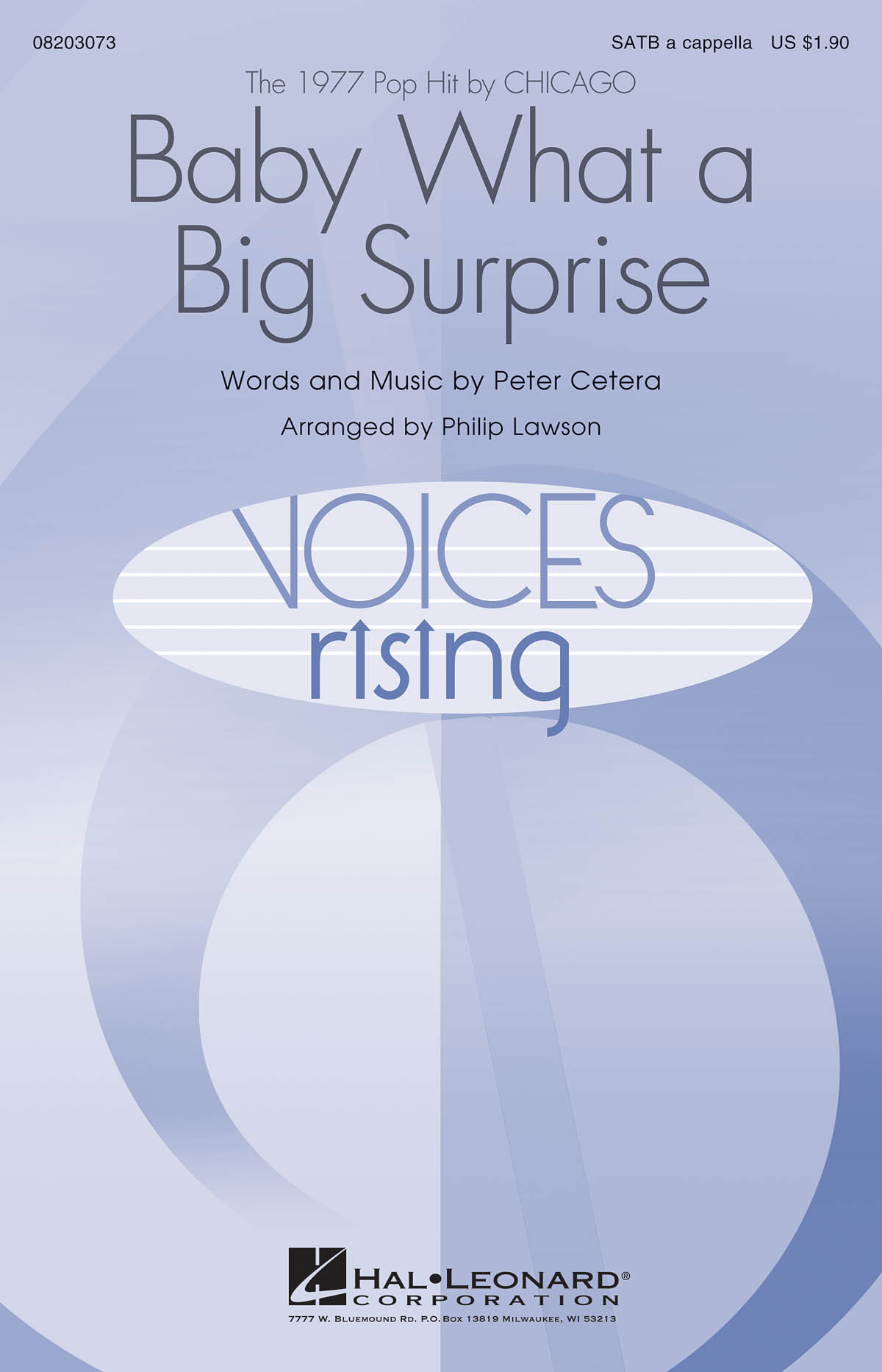 Peter Cetera: Baby What a Big Surprise: Mixed Choir a Cappella: Vocal Score