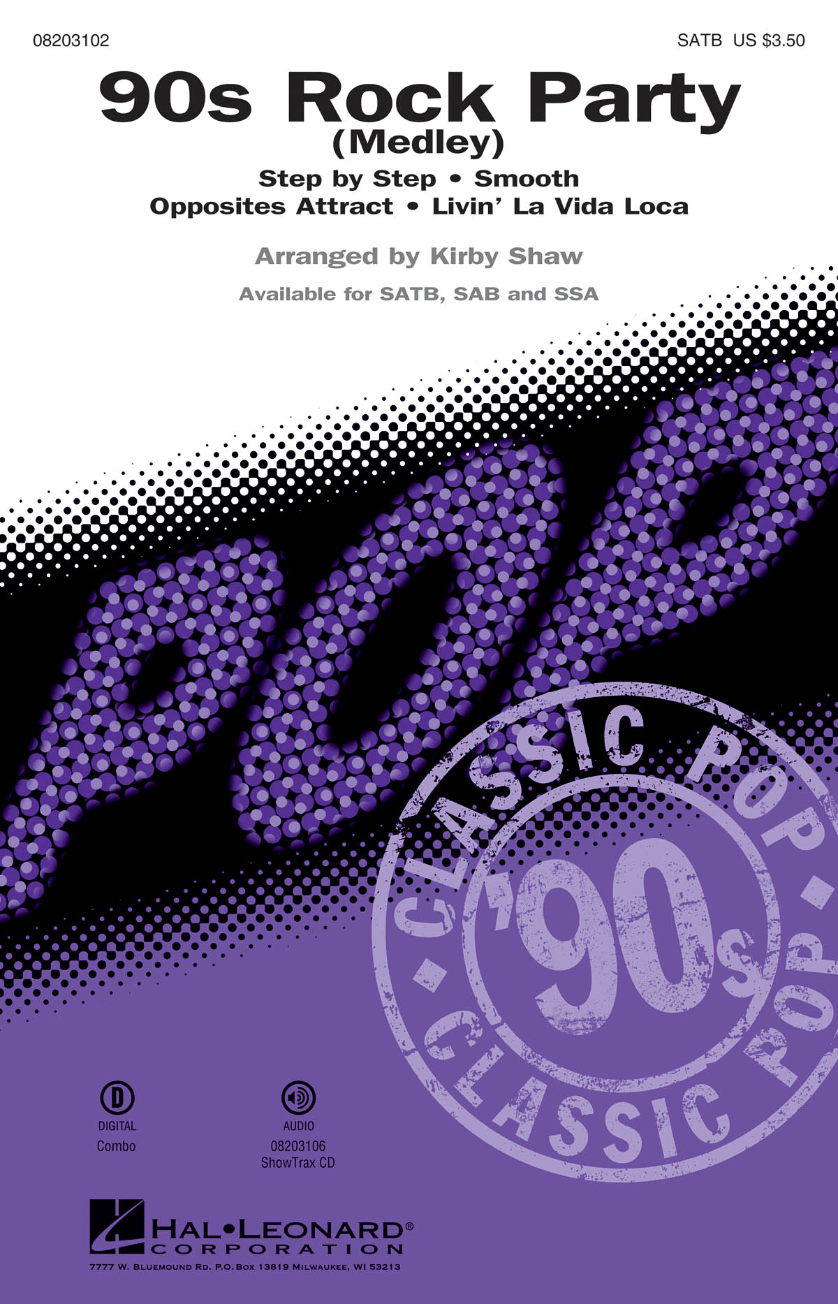 90s Rock Party: Mixed Choir a Cappella: Vocal Score