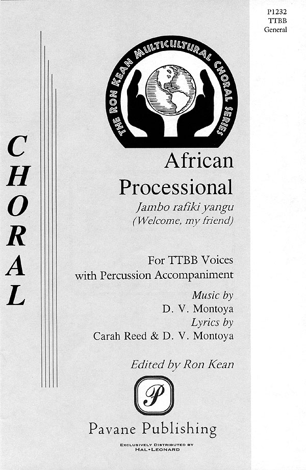 David Montoya: African Processional: Lower Voices a Cappella: Vocal Score