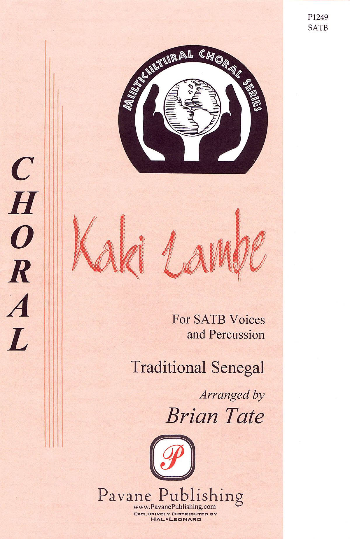 Kaki Lambe: Mixed Choir a Cappella: Vocal Score