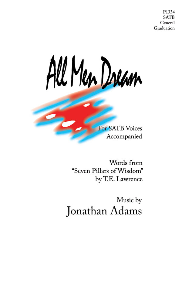Jonathan Adams: All Men Dream: SATB: Vocal Score