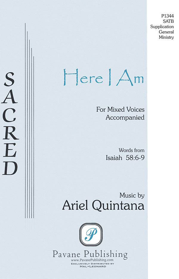 Ariel Quintana: Here I Am: Double Choir: Vocal Score