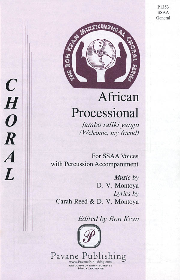 David Montoya: African Processional: SSAA: Vocal Score