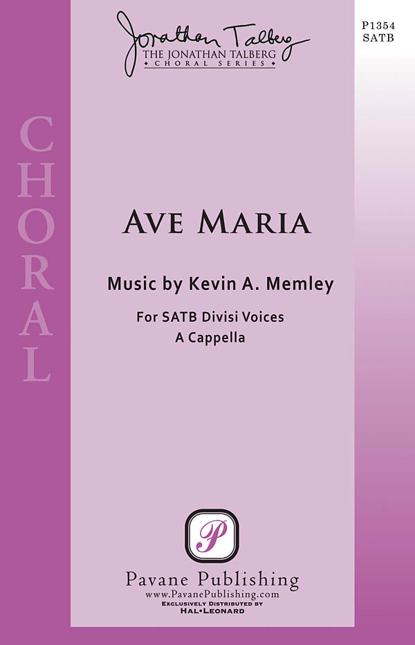 Kevin A. Memley: Ave Maria: Double Choir: Vocal Score