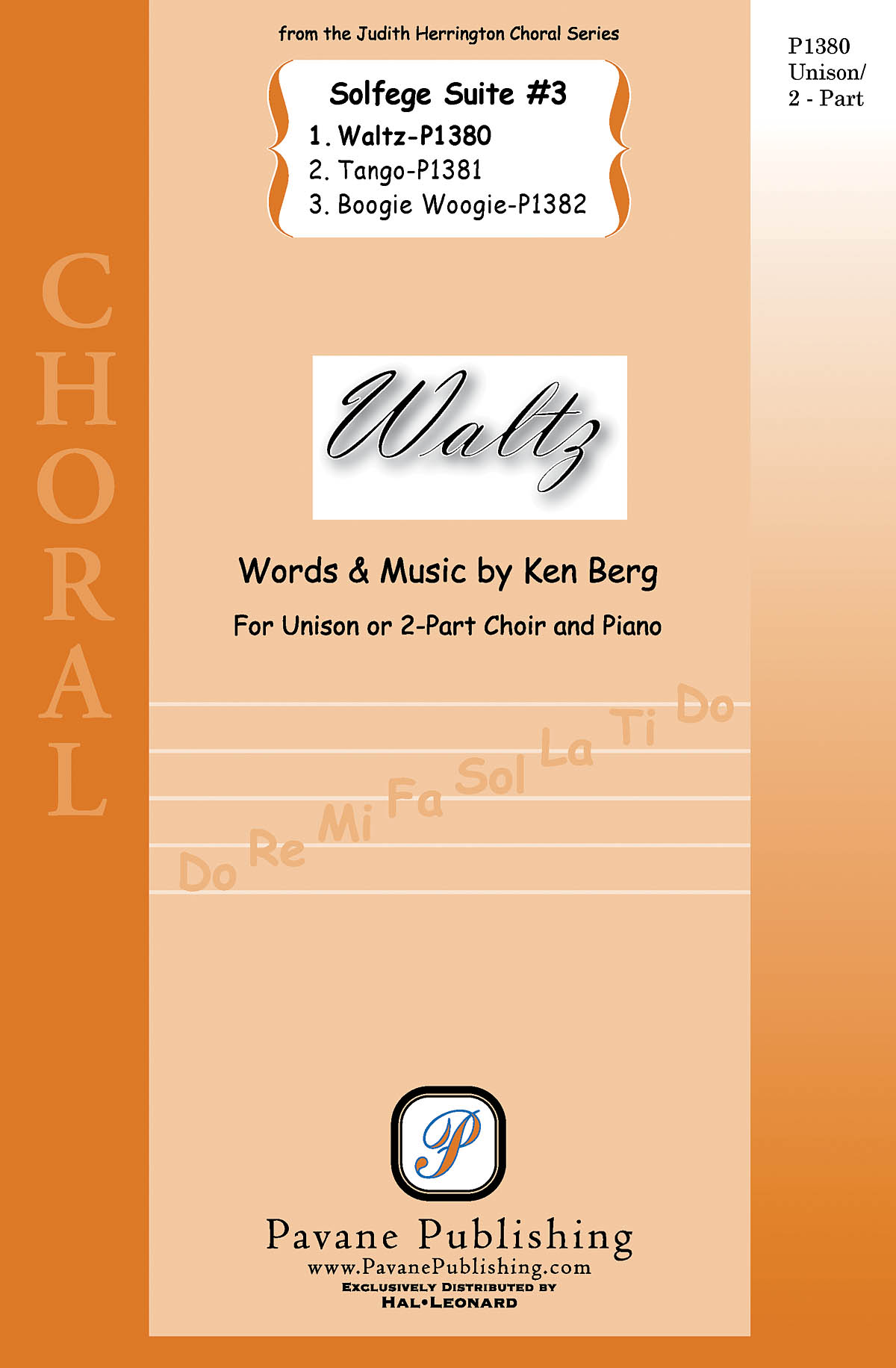 Ken Berg: Waltz: 2-Part Choir: Vocal Score