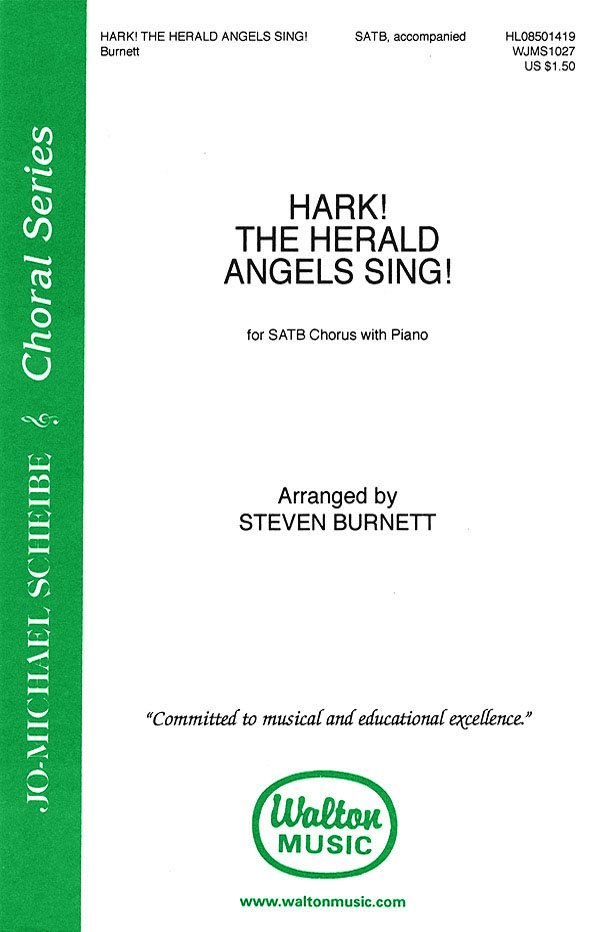 Hark! The Herald Angels Sing: SATB: Vocal Score