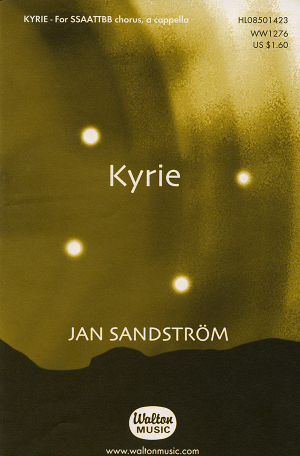 Jan Sandström: Kyrie: SATB: Vocal Score
