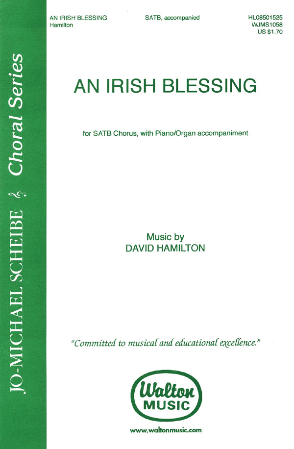 An Irish Blessing: SATB: Vocal Score