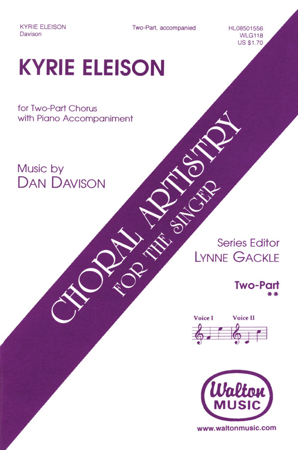 Dan Davison: Kyrie Eleison: 2-Part Choir: Vocal Score
