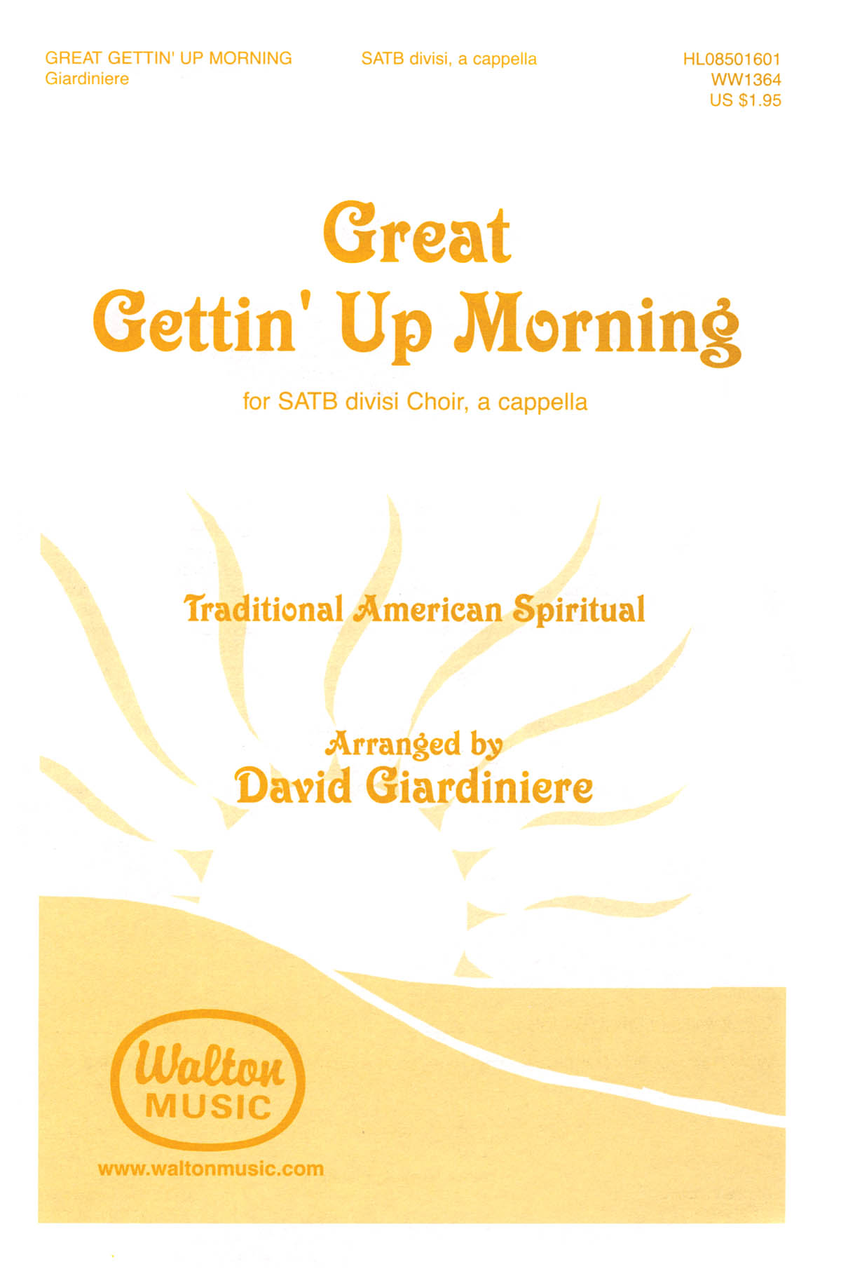 Traditional: Great Gettin' Up Morning: SATB: Vocal Score