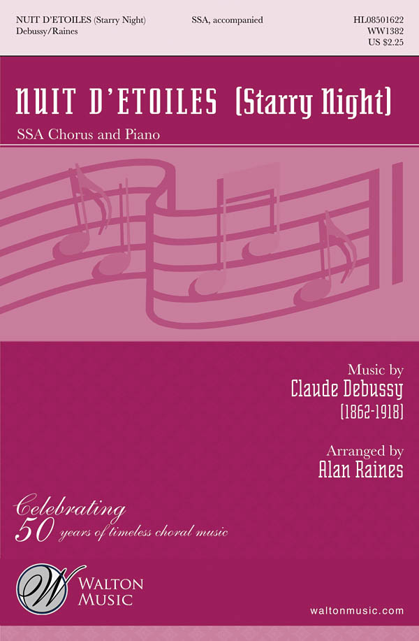 Claude Debussy: Nuit D'Etoiles: SSA: Vocal Score