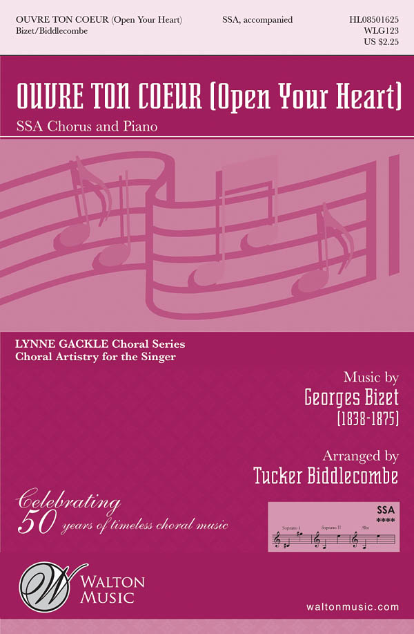 Georges Bizet: Ouvre Ton Coeur: SSA: Vocal Score