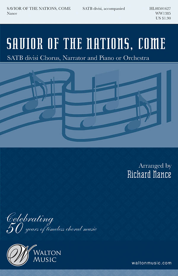 Traditional: Savior of the Nations  Come: SATB: Vocal Score