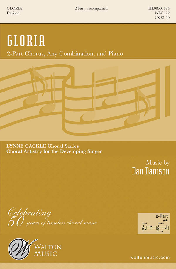 Dan Davison: Gloria: 2-Part Choir: Vocal Score
