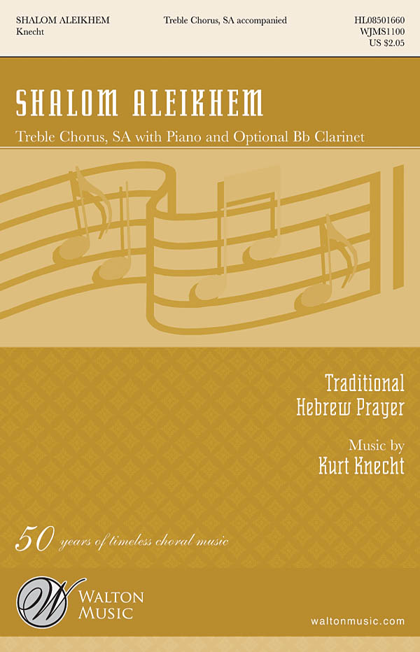 Kurt Knecht: Shalom Aleikhem: 2-Part Choir: Vocal Score